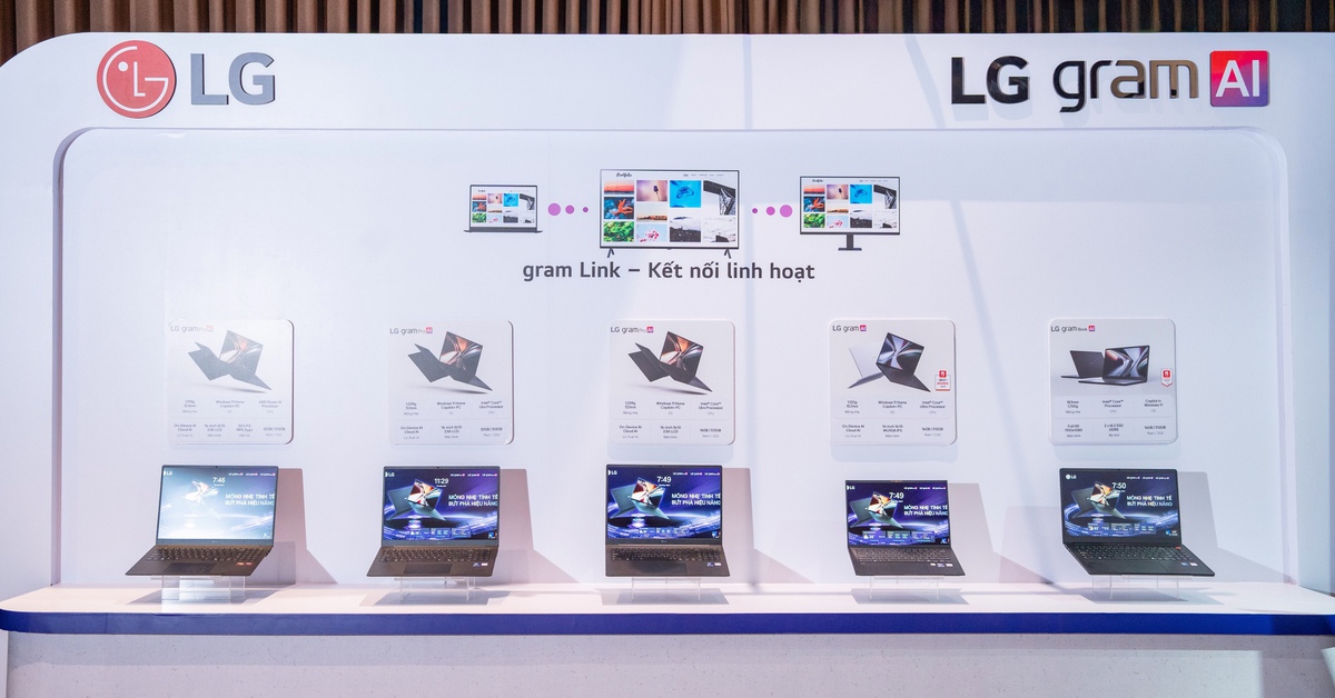 LG ra mắt dòng laptop gram AI 2026 tại Việt Nam: vật liệu Aerominum mới, Dual AI và thêm lựa chọn AMD Ryzen AI