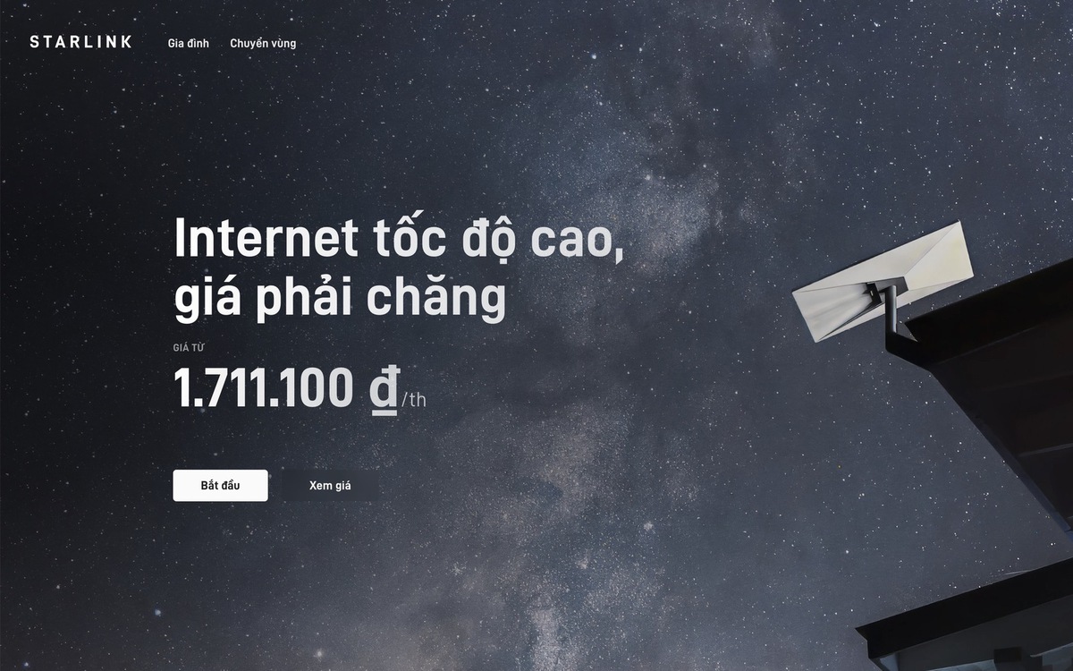 Starlink công bố giá cước tại Việt Nam: Từ 1,7 triệu đồng, nhưng để dùng được thì phải bỏ thêm hơn 10 triệu