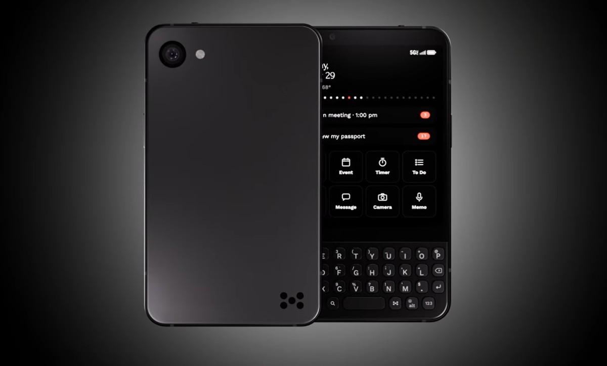 Lại thêm điện thoại giống BlackBerry xuất hiện: Thiết kế tối giản, vỏ nhôm nhỏ gọn, người Việt muốn mua cũng rất khó