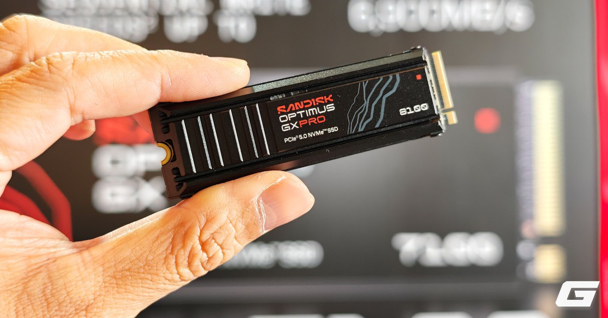 SSD SanDisk Optimus GX PRO vừa đạt giải Red Dot 2026 chính thức lên kệ tại Việt Nam, giá bản cao nhất lên gần 90 triệu đồng!