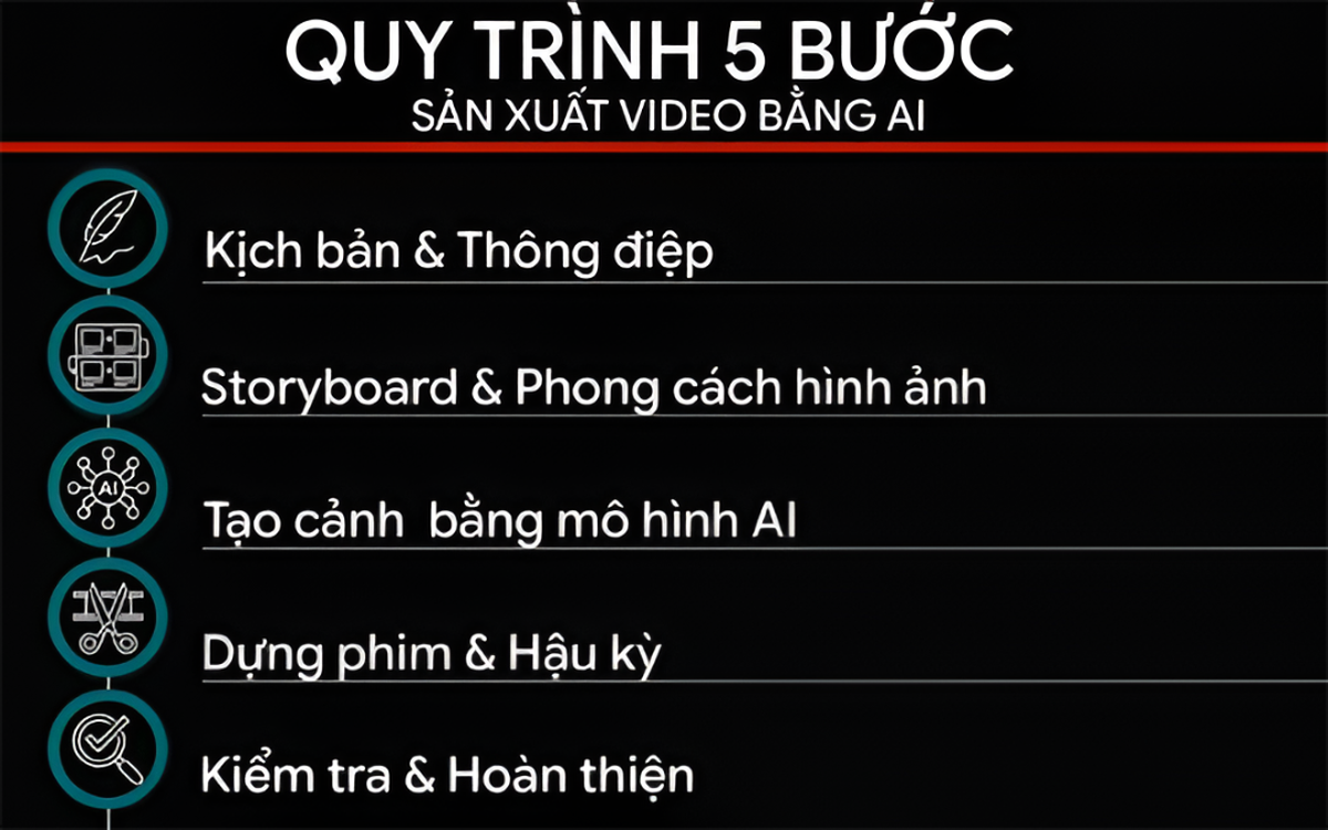 Sản xuất video bằng AI: quy trình, chi phí và xu hướng mới