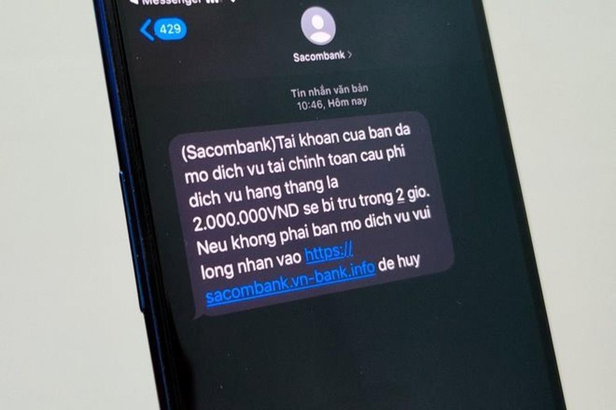 Ngân hàng phát cảnh báo tới toàn bộ khách hàng nhận được tin nhắn SMS có nội dung này