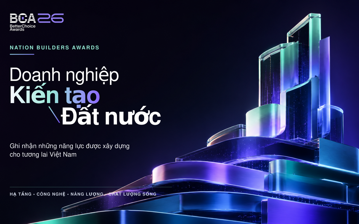 Nation Builders Awards, hạng mục mới của Better Choice Awards 2026 tôn vinh doanh nghiệp kiến quốc
