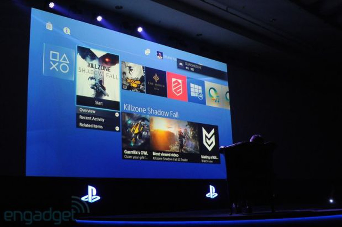Đến lượt Sony trình diễn giao diện dashboard của PS4