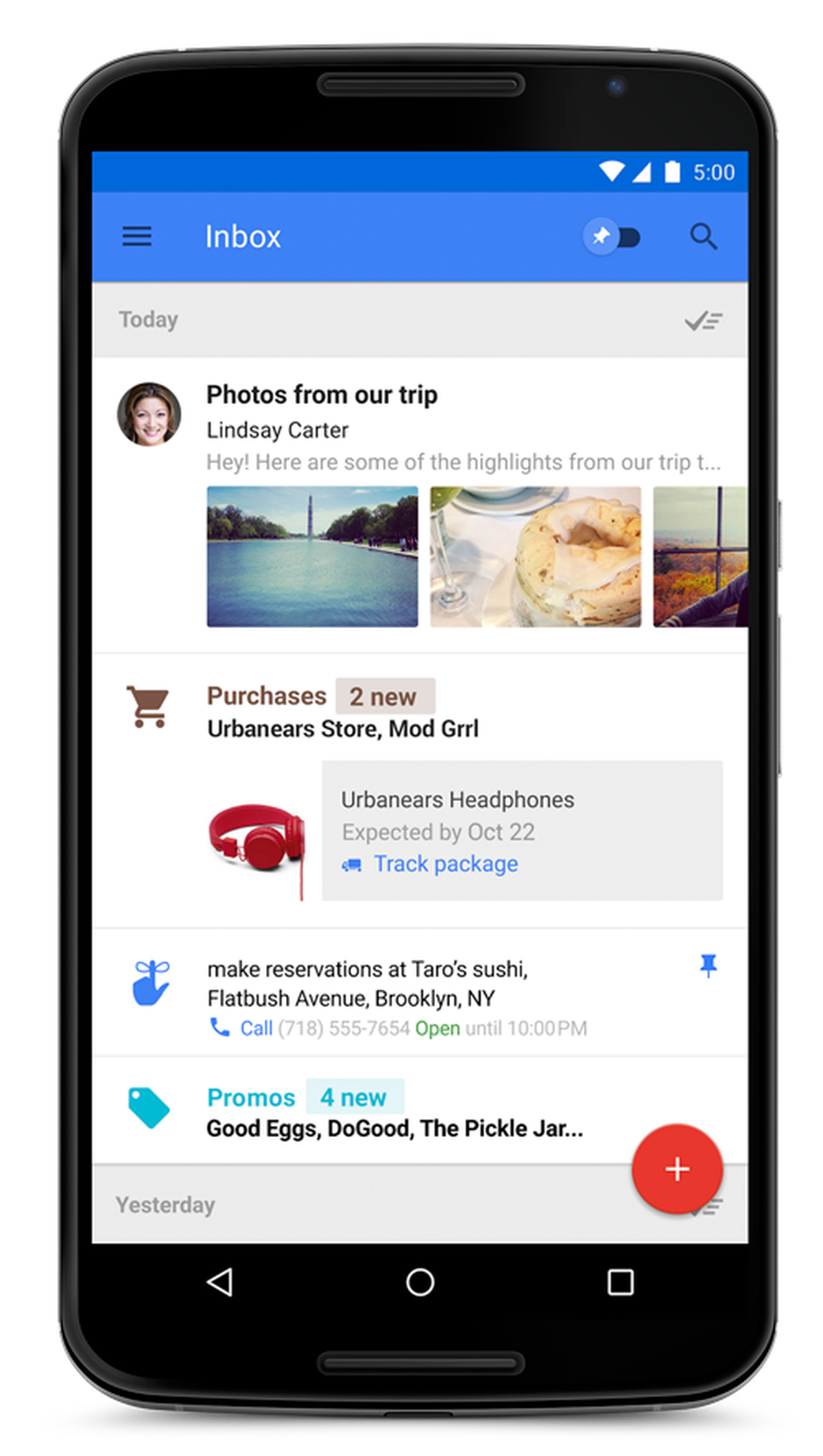 Google giới thiệu Inbox: Ứng dụng email chỉ tập trung vào những tin ...
