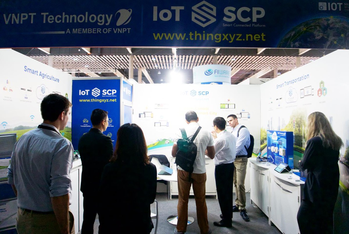 VNPT Technology trình diễn công nghệ IoT trên trường quốc tế