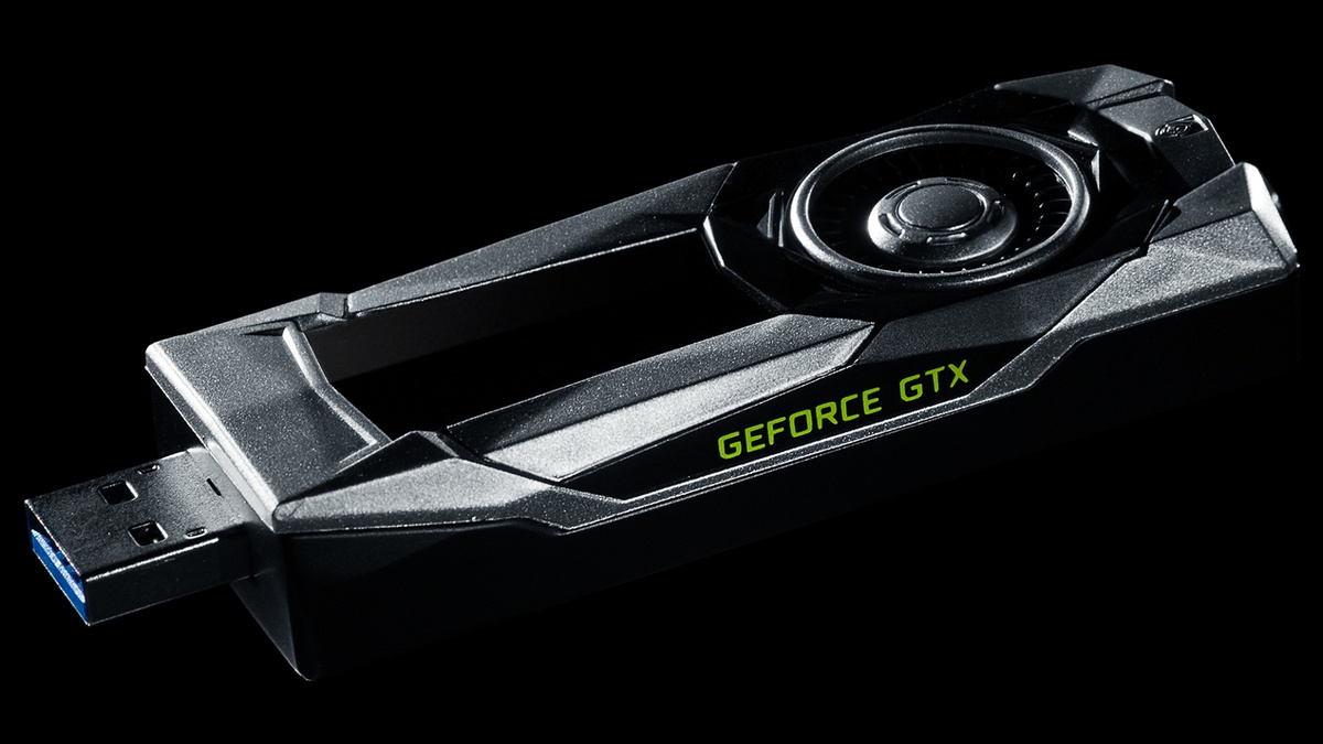 Tưởng chỉ là trò đùa Cá tháng Tư nhưng chiếc USB GeForce GTX này lại ...