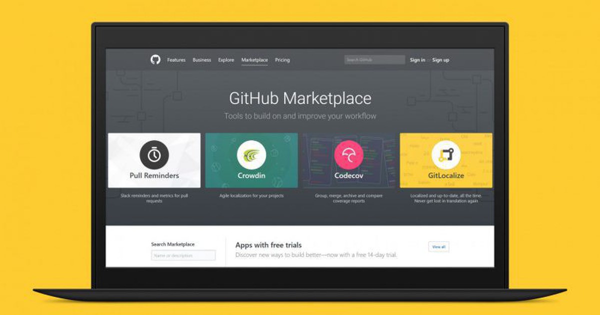 Từ nay các nhà phát triển đã có thể tải ứng dụng lên Github Marketplace ...