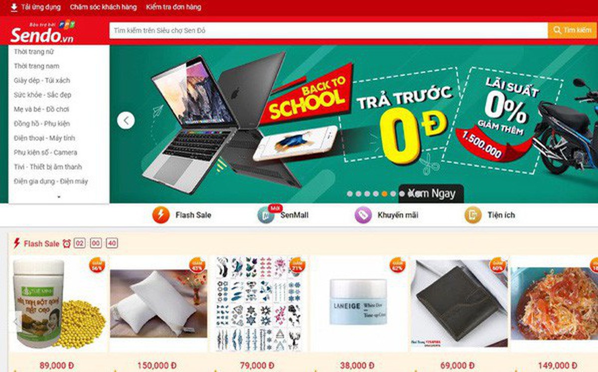 Sendo vừa nhận khoản đầu tư hơn 50 triệu USD, quyết 'khô máu' ở thị ...