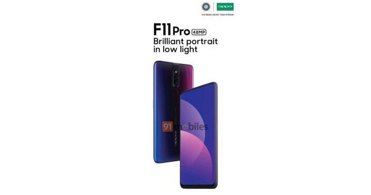 OPPO F11 Pro lộ diện: Camera selfie 