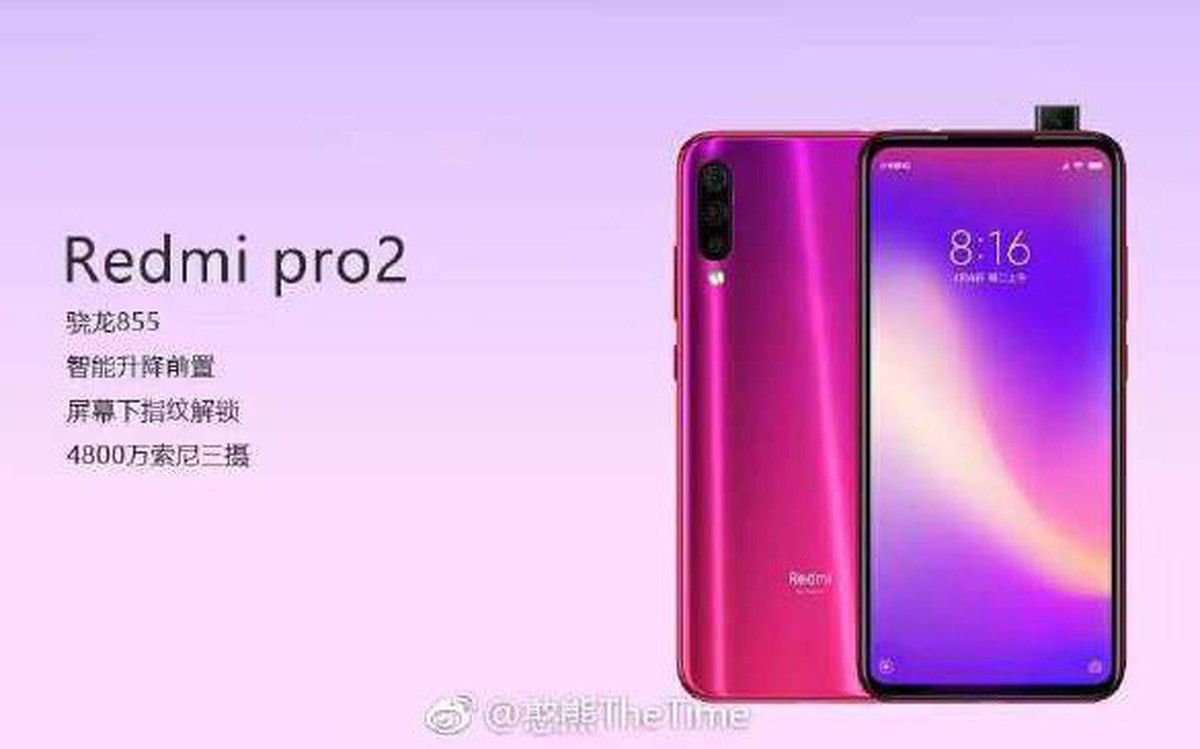 Flagship giá rẻ Redmi Pro 2 với chip Snapdragon 855, camera thò thụt ...