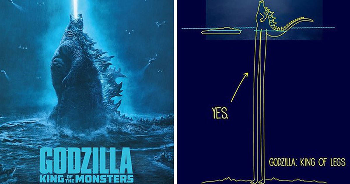 Làm thế nào Godzilla cao 120m có thể nổi giữa đại dương sâu cả nghìn ...