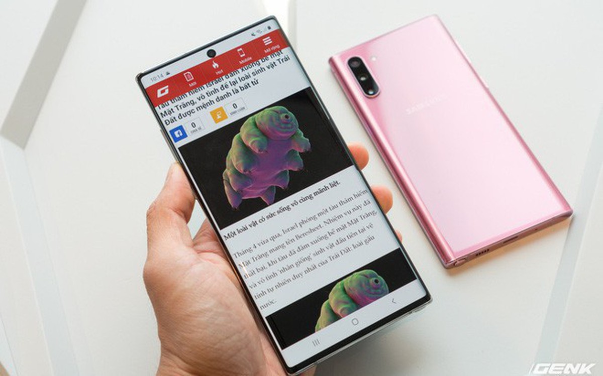 Thông số chi tiết bộ đôi Galaxy Note 10/Note 10+ vừa được Samsung trình ...