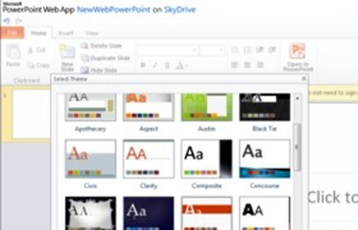 Giới thiệu Microsoft Office 2010 Web Apps