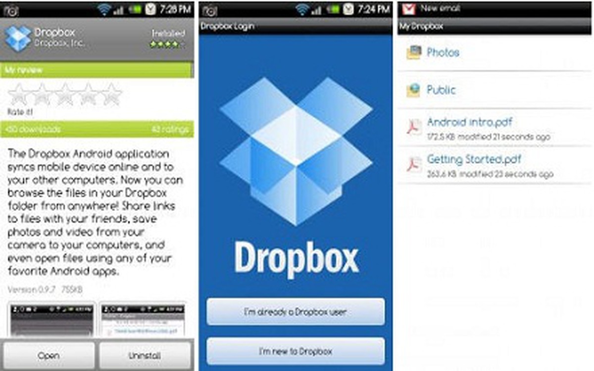 Dropbox cập nhật thêm tính năng video streaming cho Android 4.0