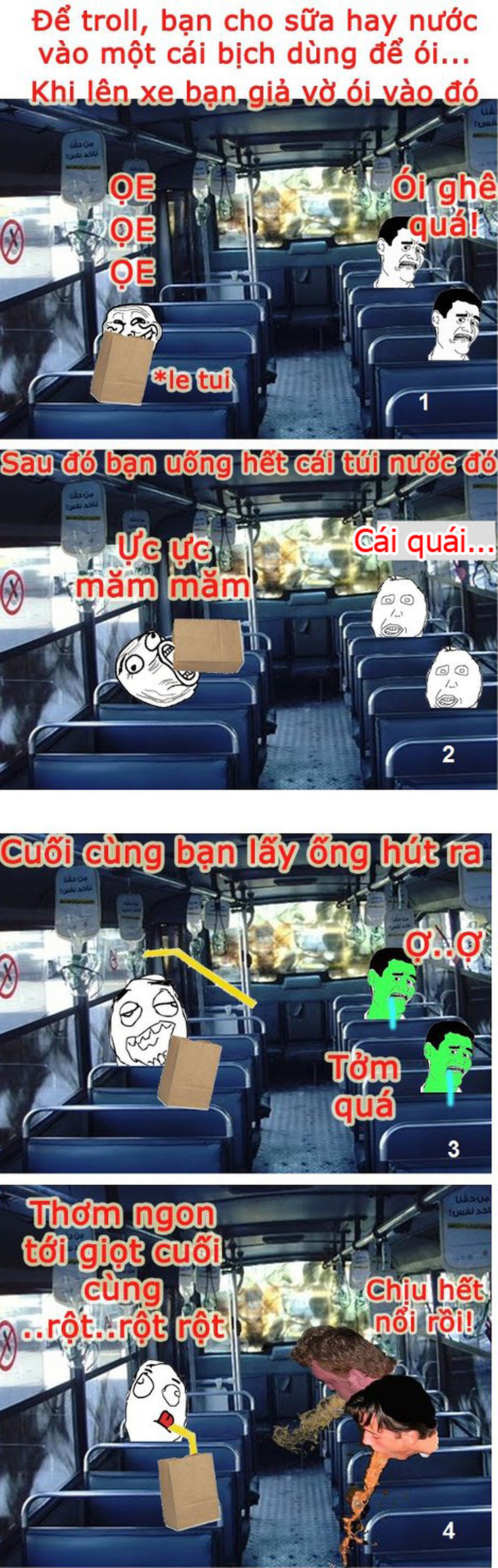 Làm thế nào để troll cả xe bus