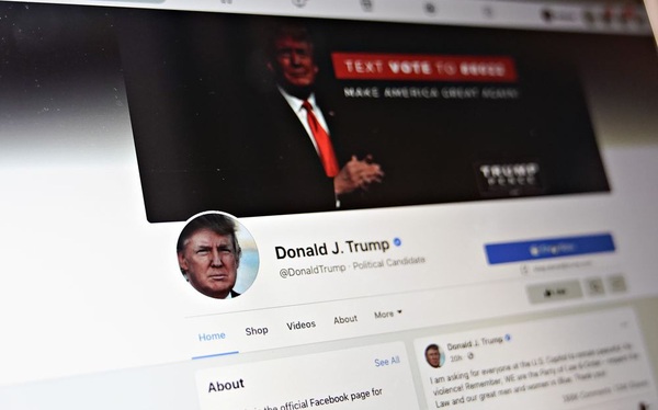 Borrowing his daughter-in-law’s account to post the video, Mr. Trump was banned by Facebook for the second time