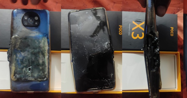 The POCO X3 exploded while charging, Xiaomi denied responsibility
