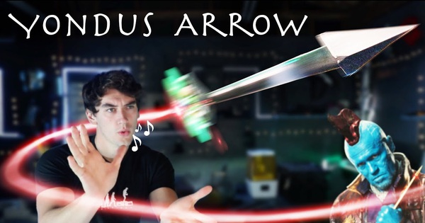 This is an arrow that can fly and automatically redirect with a whistle, just like in a Marvel movie