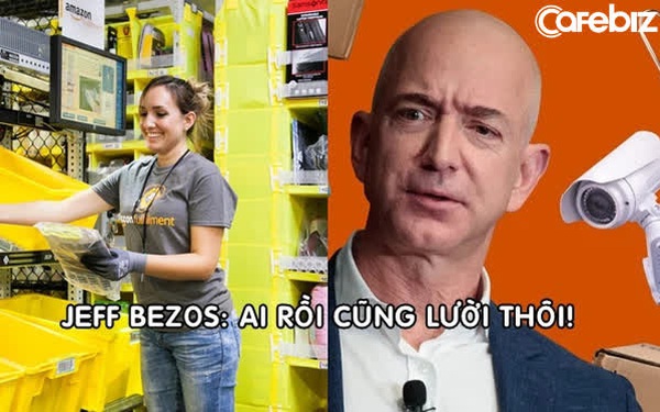 Employees are monitored 24/7 because Jeff Bezos believes that ‘everyone is lazy’