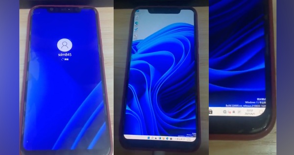 Successfully installed Windows 11 on Xiaomi phone