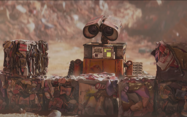 Watching Jeff Bezos fly into space, thinking about the scenario Wall-E warned us
