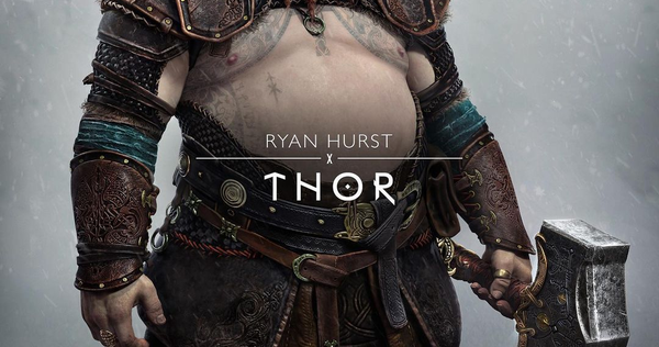 Please admire Thor’s “beer belly” in God of War Ragnarök