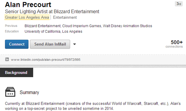 Blizzard sẽ công bố một tựa game "tuyệt mật" trong năm 2014 2