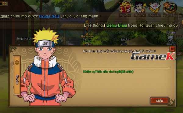 Cùng soi Webgame Naruto Việt Nam trong ngày mở cửa 1