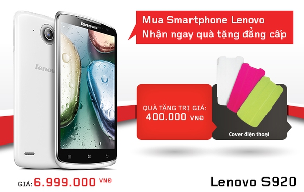 Mua Smartphone Lenovo, nhận ngay quà tặng đẳng cấp 1