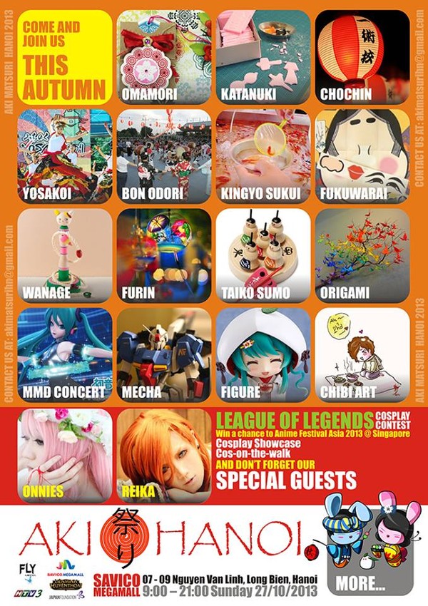 Festival Cosplay Manga sẽ khai mạc tại Hà Nội ngày mai 1