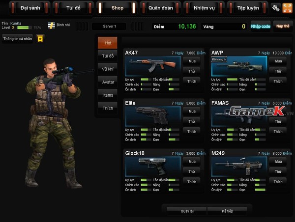 Cảm nhận sơ bộ về webgame ăn theo Counter Strike mới về Việt Nam 5