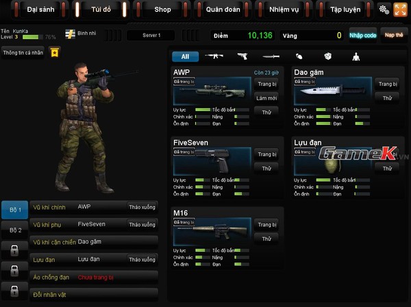 Cảm nhận sơ bộ về webgame ăn theo Counter Strike mới về Việt Nam 6
