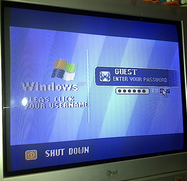 Hài hước băng trò chơi Windows XP trên điện tử 4 nút 5