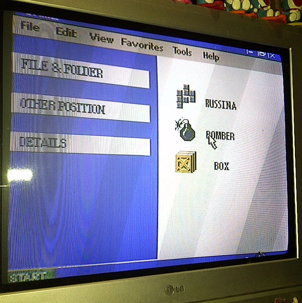 Hài hước băng trò chơi Windows XP trên điện tử 4 nút 8