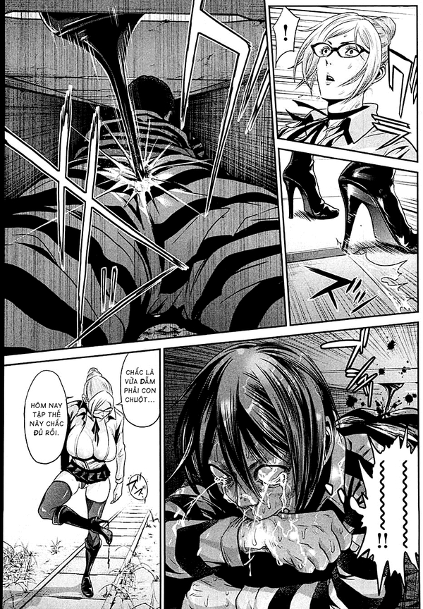Chảy máu mũi với Manga Kangoku Gakuen 4