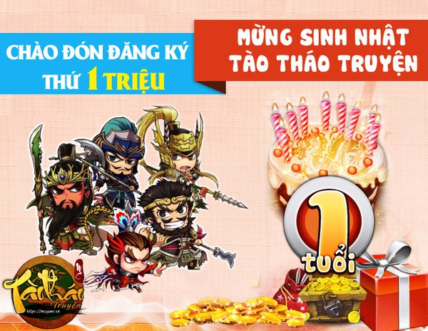 gMO Tào Tháo Truyện cán mốc 1 triệu người chơi 5