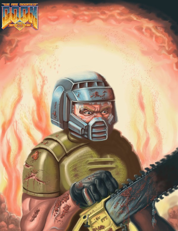 Kỉ niệm Doom tròn 20 tuổi bằng tranh vẽ tuyệt đẹp 8