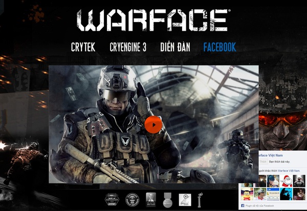 VTC chính thức tung ra trang teaser Warface tiếng Việt 1