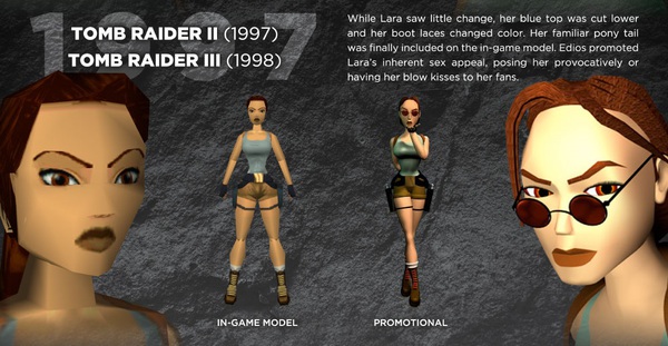 Quá trình lột xác của Lara Croft trong Tomb Raider 3