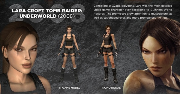 Quá trình lột xác của Lara Croft trong Tomb Raider 8