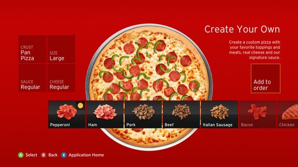 Pizza Hut thu 1 triệu USD tiền Pizza nhờ... Xbox 1