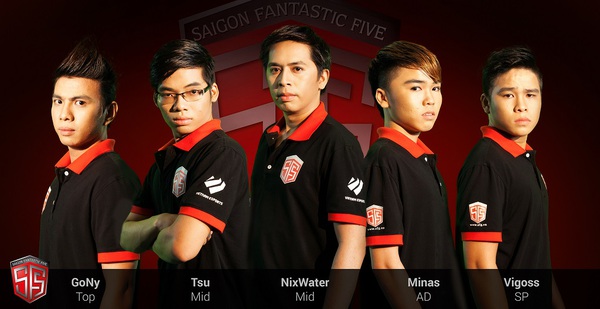 Saigon Fantastic 5 giới thiệu đội hình “khủng” cho LMHT GPL Spring 2014 2
