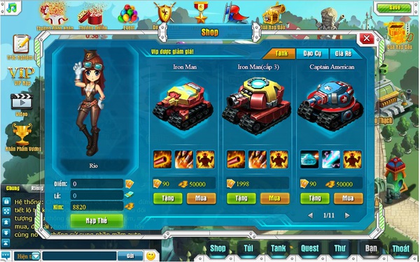 Tank Tank – game bắn Tank mới mở cửa tại Việt Nam hôm nay 2