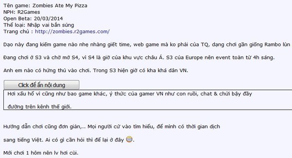 Game thủ Việt lại làm ô nhiễm một game online nước ngoài 2