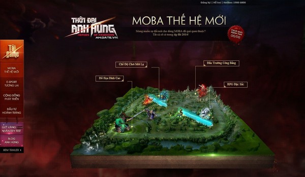 MOBA Thời Đại Anh Hùng xác nhận tên miền chính thức tại Việt Nam 1