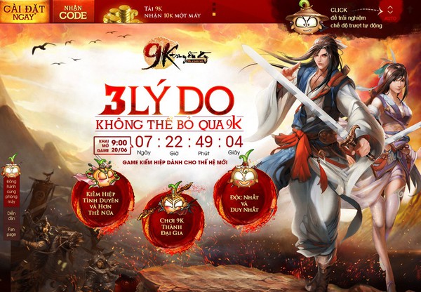 VNG ấn định ngày ra mắt 9K Truyền Kỳ, đã có thể download 1