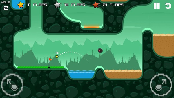 Flappy Golf - Tựa game đánh golf đồ họa Flappy Bird 1