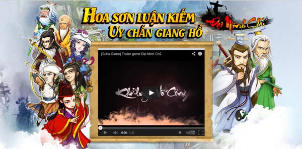 Đại Minh Chủ - game kiếm hiệp của người Việt tung trailer hấp dẫn 1