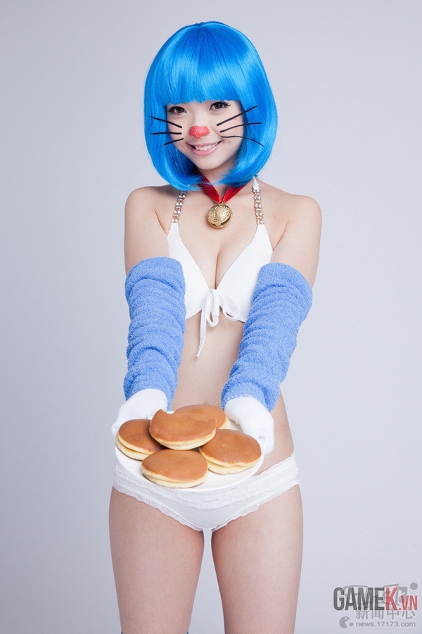Cosplay mèo máy Doraemon phiên bản người đẹp 8